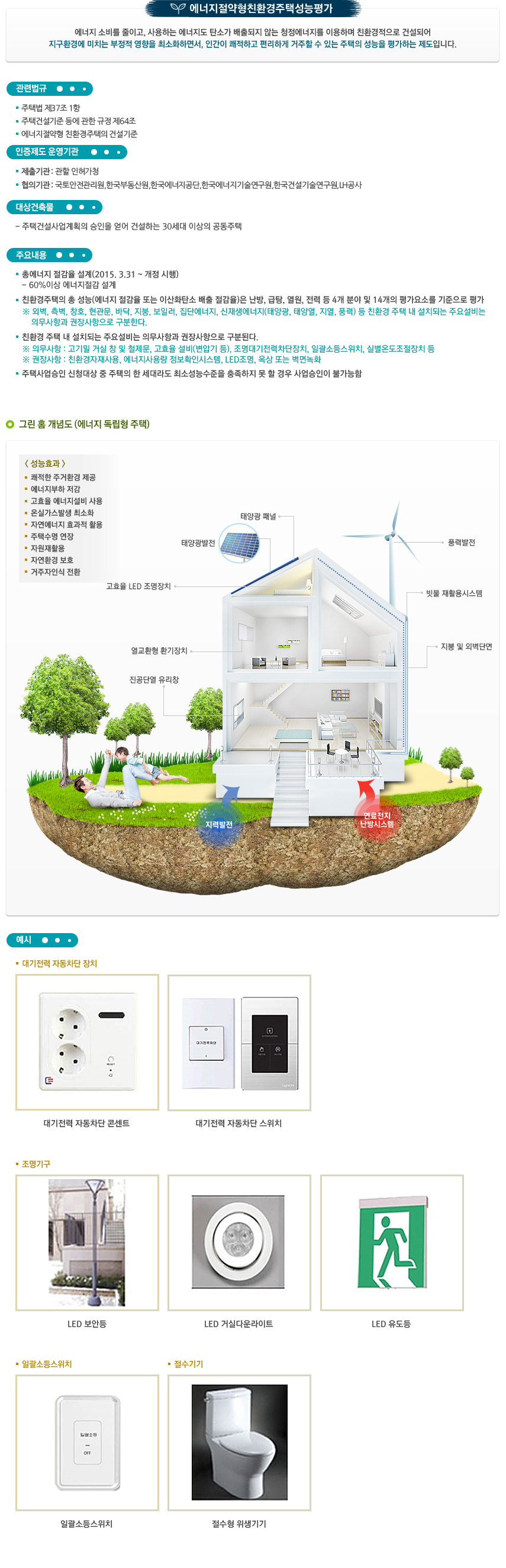 친환경주택성능평가(그린홈)